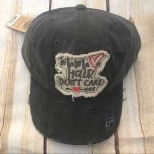 Mom Hair Trucker Cap NWT